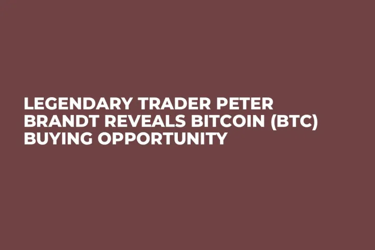 Legendary Trader Peter Brandt Reveals Bitcoin (BTC) Buying Opportunity