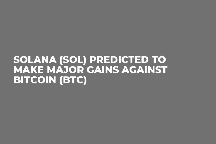 Solana (SOL) Predicted to Make Major Gains Against Bitcoin (BTC)
