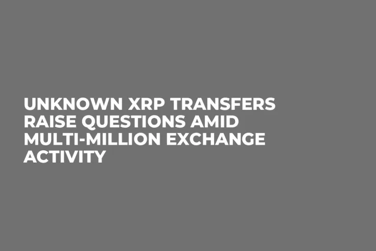 Unknown XRP Transfers Raise Questions Amid Multi-Million Exchange Activity