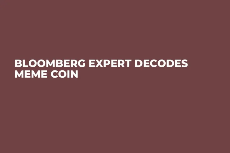 Bloomberg Expert Decodes Meme Coin