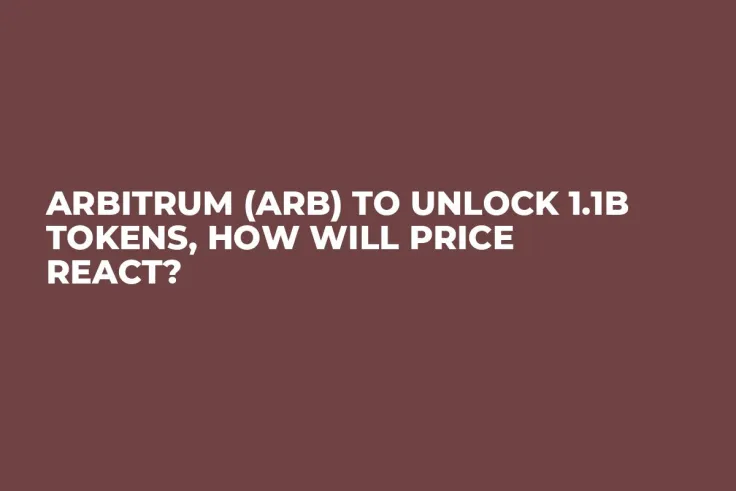 Arbitrum (ARB) to Unlock 1.1B Tokens, How Will Price React?