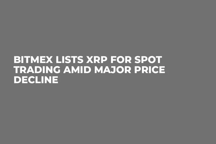 BitMEX Lists XRP for Spot Trading Amid Major Price Decline