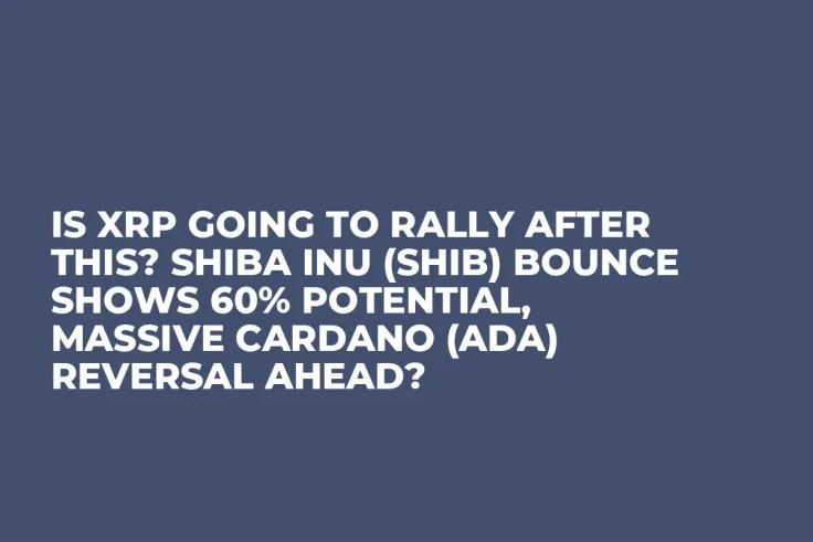 Is XRP Going to Rally After This? Shiba Inu (SHIB) Bounce Shows 60% Potential, Massive Cardano (ADA) Reversal Ahead?