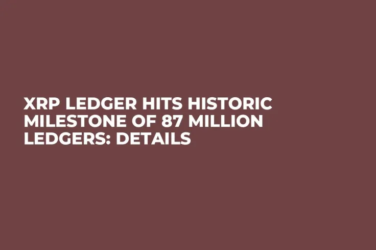 XRP Ledger Hits Historic Milestone of 87 Million Ledgers: Details