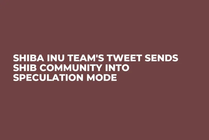 Shiba Inu Team's Tweet Sends SHIB Community into Speculation Mode
