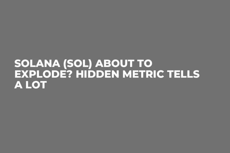 Solana (SOL) About to Explode? Hidden Metric Tells a Lot