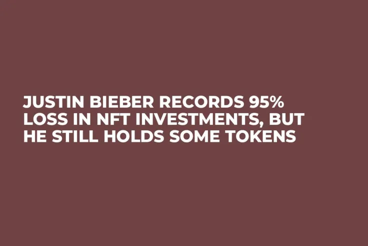 Justin Bieber Records 95% Loss in NFT Investments, But He Still Holds Some Tokens