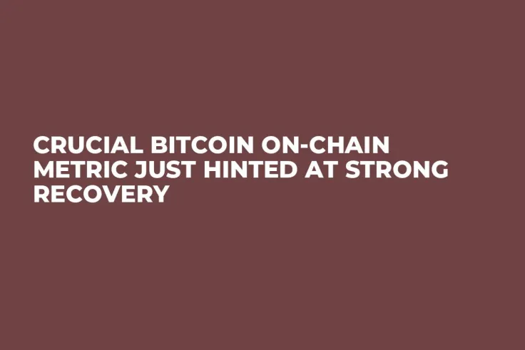 Crucial Bitcoin On-Chain Metric Just Hinted at Strong Recovery 