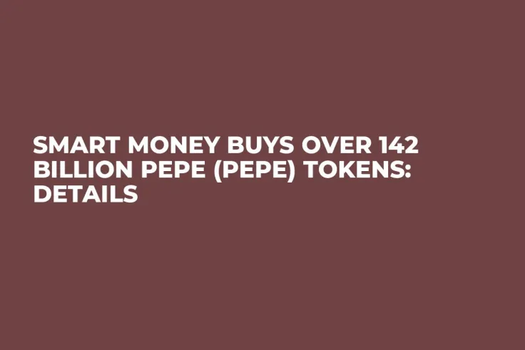 Smart Money Buys over 142 Billion Pepe (PEPE) Tokens: Details