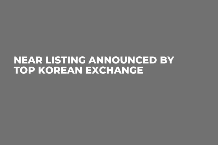 NEAR Listing Announced by Top Korean Exchange