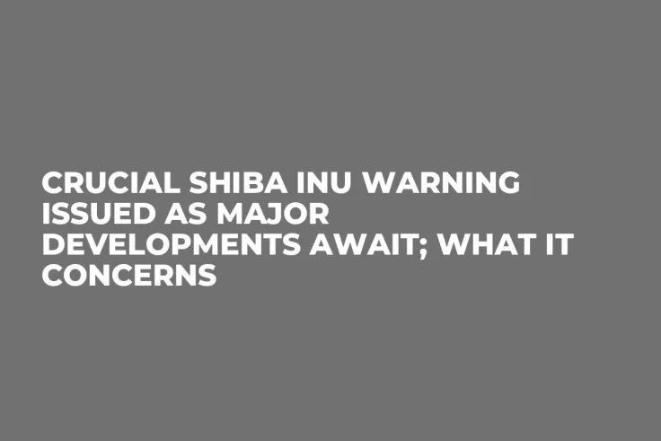 Crucial Shiba Inu Warning Issued as Major Developments Await; What It Concerns