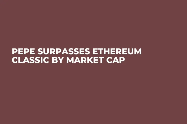 Pepe Surpasses Ethereum Classic by Market Cap