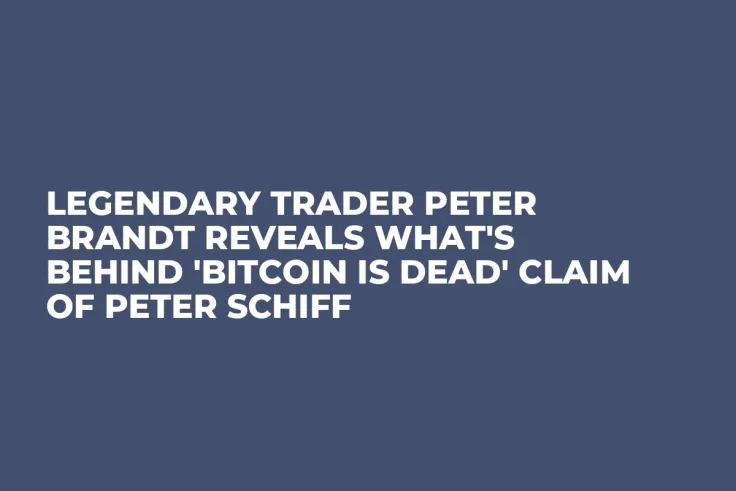 Legendary Trader Peter Brandt Reveals What's Behind 'Bitcoin Is Dead' Claim of Peter Schiff