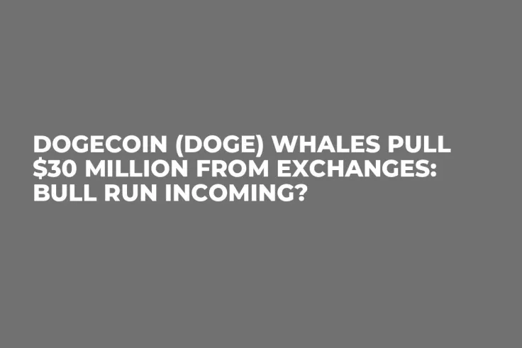 Dogecoin (DOGE) Whales Pull $30 Million From Exchanges: Bull Run Incoming?