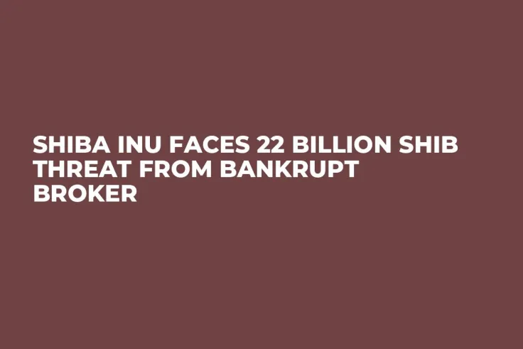 Shiba Inu Faces 22 Billion SHIB Threat From Bankrupt Broker
