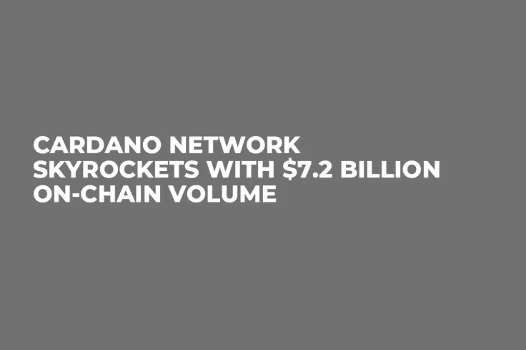 Cardano Network Skyrockets With $7.2 Billion On-Chain Volume
