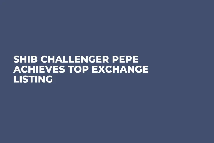 SHIB Challenger PEPE Achieves Top Exchange Listing
