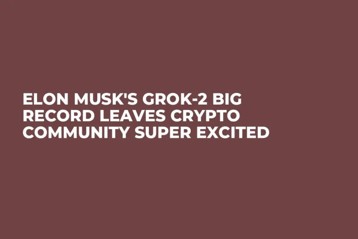 Elon Musk's Grok-2 Big Record Leaves Crypto Community Super Excited
