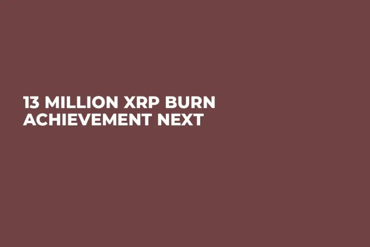 13 Million XRP Burn Achievement Next 
