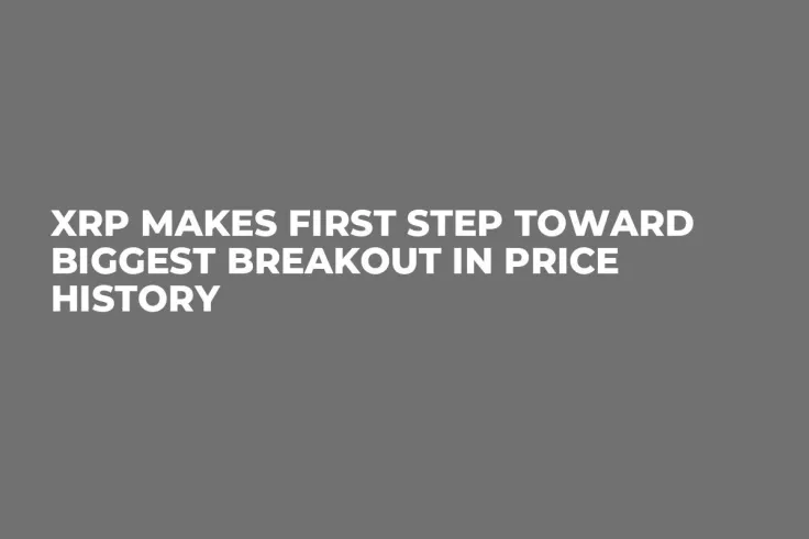 XRP Makes First Step Toward Biggest Breakout in Price History