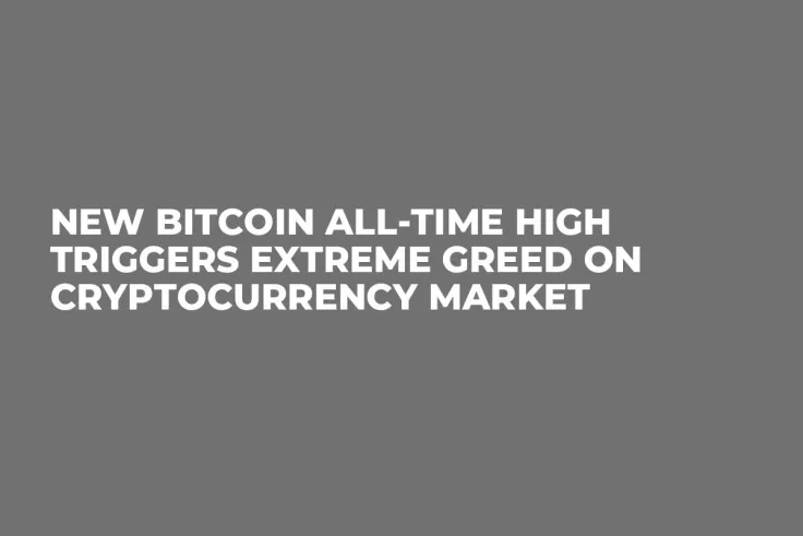 New Bitcoin All-Time High Triggers Extreme Greed on Cryptocurrency Market