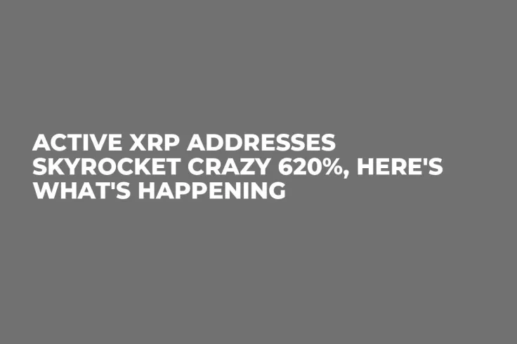 Active XRP Addresses Skyrocket Crazy 620%, Here's What's Happening