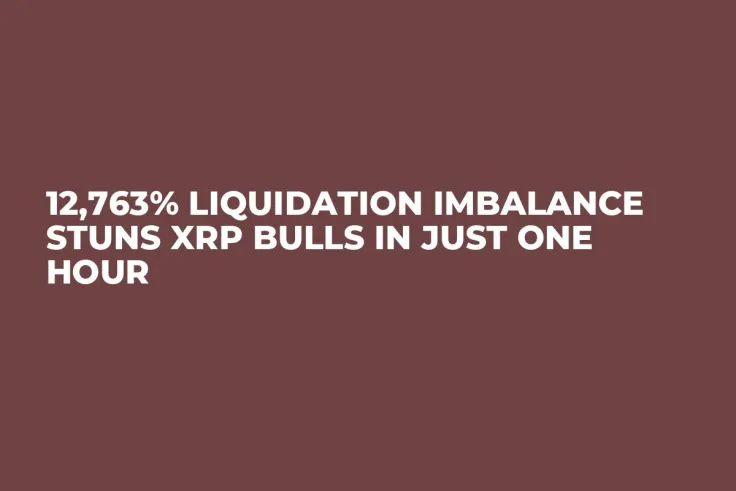12,763% Liquidation Imbalance Stuns XRP Bulls in Just One Hour
