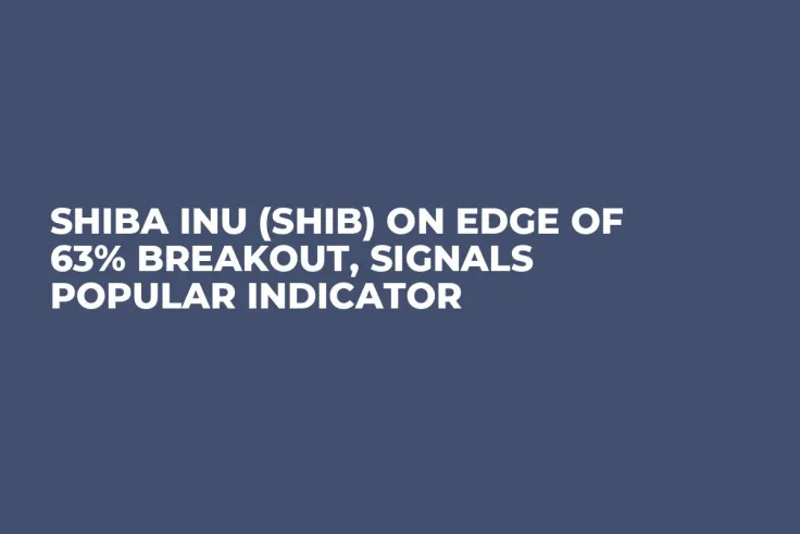 Shiba Inu (SHIB) on Edge of 63% Breakout, Signals Popular Indicator