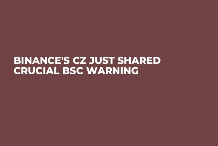 Binance's CZ Just Shared Crucial BSC Warning