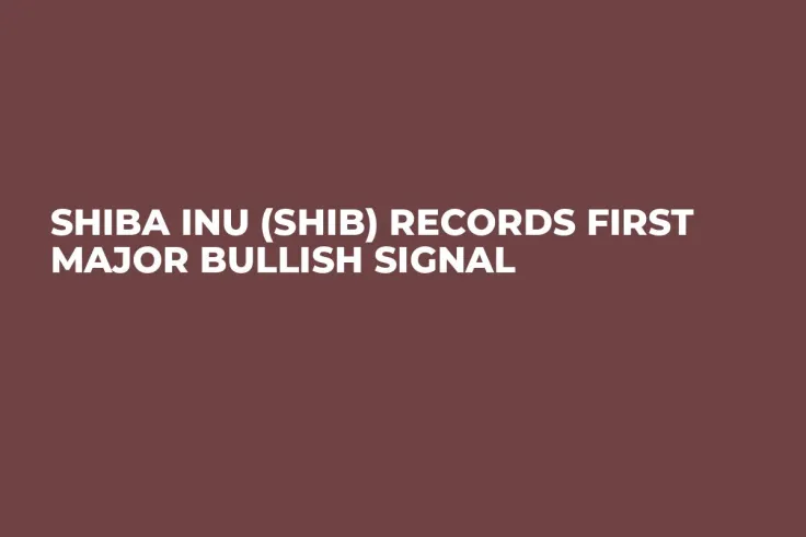 Shiba Inu (SHIB) Records First Major Bullish Signal