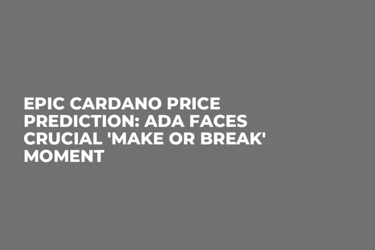 Epic Cardano Price Prediction: ADA Faces Crucial 'Make or Break' Moment