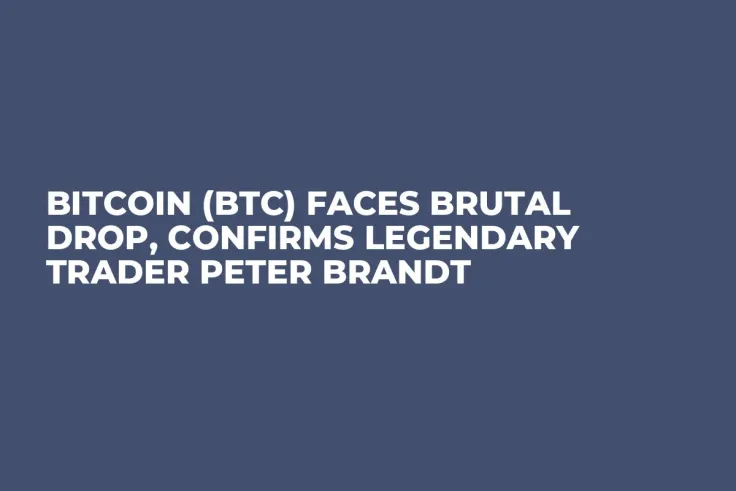 Bitcoin (BTC) Faces Brutal Drop, Confirms Legendary Trader Peter Brandt