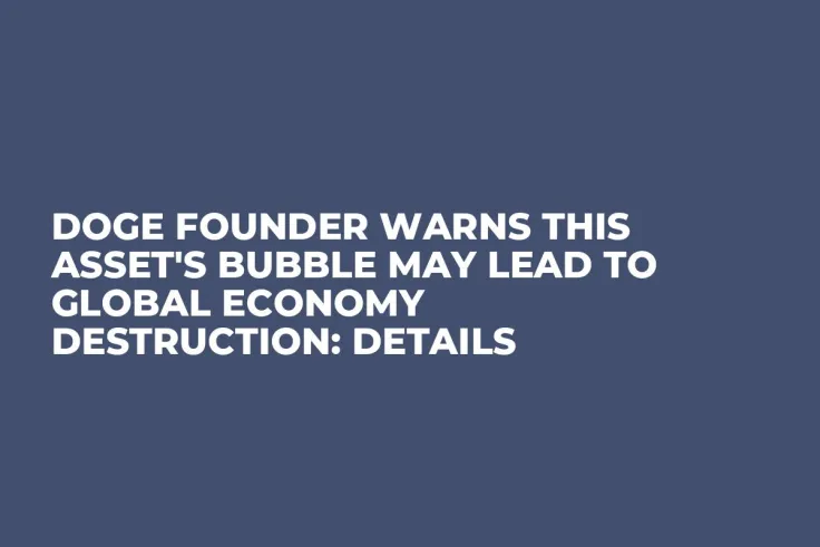 DOGE Founder Warns This Asset's Bubble May Lead to Global Economy Destruction: Details