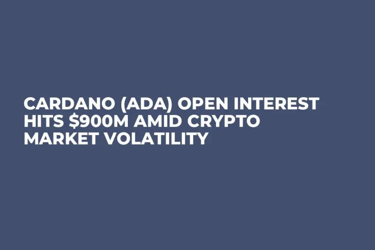 Cardano (ADA) Open Interest Hits $900M Amid Crypto Market Volatility