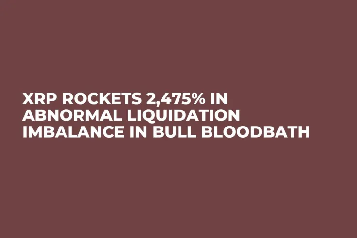 XRP Rockets 2,475% in Abnormal Liquidation Imbalance in Bull Bloodbath