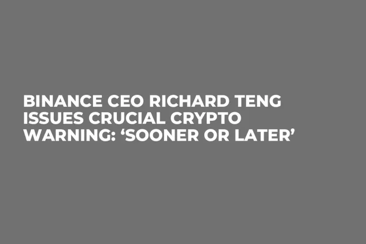 Binance CEO Richard Teng Issues Crucial Crypto Warning: ‘Sooner or Later’