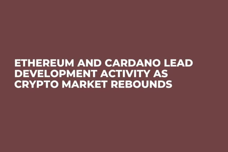 Ethereum and Cardano Lead Development Activity as Crypto Market Rebounds