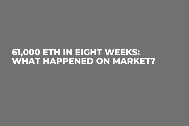 61,000 ETH in Eight Weeks: What Happened on Market?