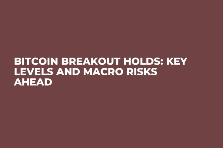Bitcoin Breakout Holds: Key Levels and Macro Risks Ahead
