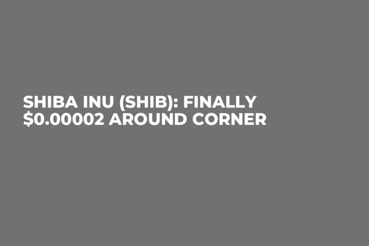 Shiba Inu (SHIB): Finally $0.00002 Around Corner