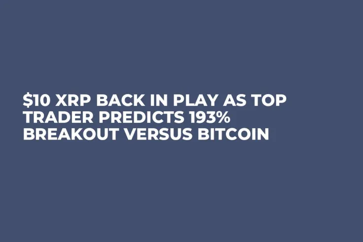 $10 XRP Back in Play as Top Trader Predicts 193% Breakout Versus Bitcoin