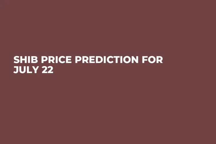 SHIB Price Prediction for July 22