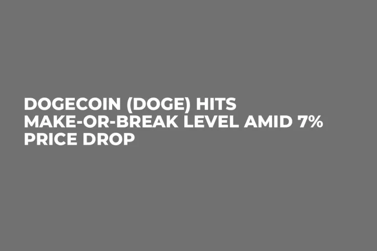 Dogecoin (DOGE) Hits Make-or-Break Level Amid 7% Price Drop