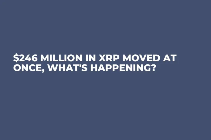 $246 Million in XRP Moved at Once, What's Happening?
