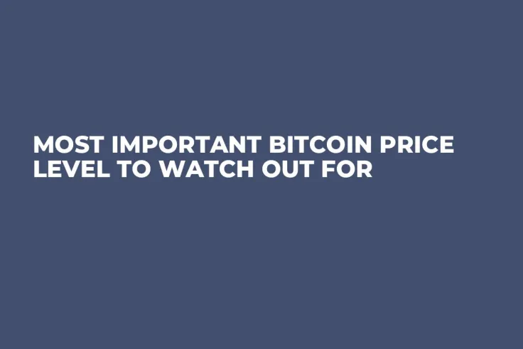 Most Important Bitcoin Price Level to Watch Out For