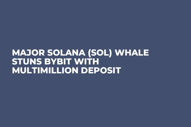 Major Solana (SOL) Whale Stuns Bybit With Multimillion Deposit