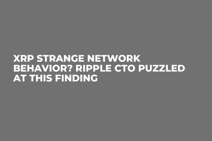 XRP Strange Network Behavior? Ripple CTO Puzzled at This Finding
