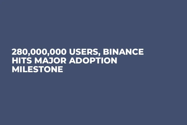 280,000,000 Users, Binance Hits Major Adoption Milestone