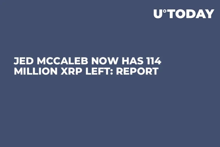 Jed McCaleb Now Has 114 Million XRP Left: Report