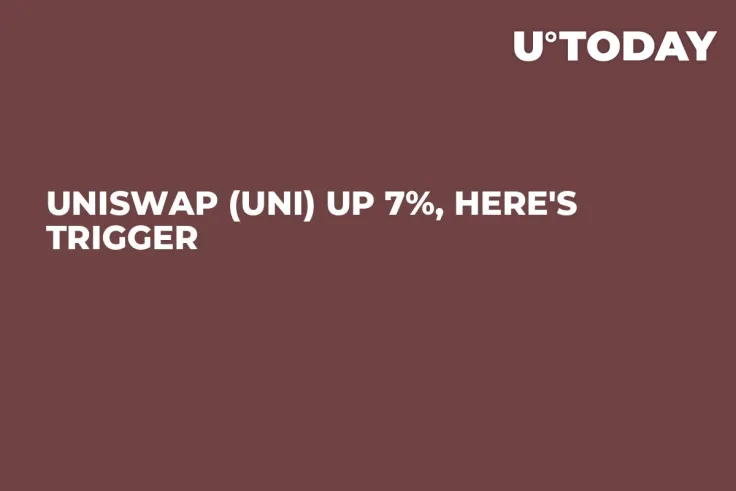Uniswap (UNI) up 7%, Here's Trigger